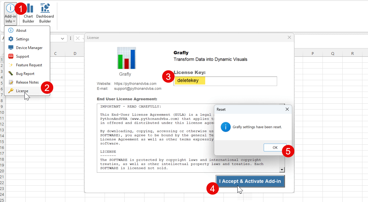 Grafly Remove License Guide