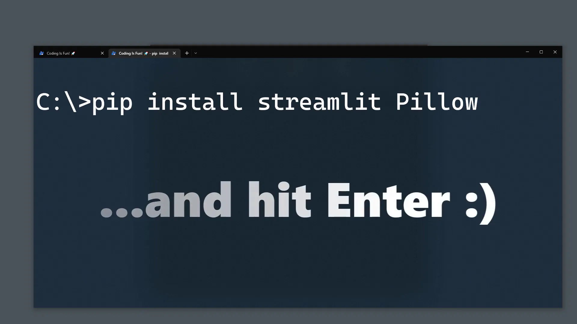 Installing dependencies
