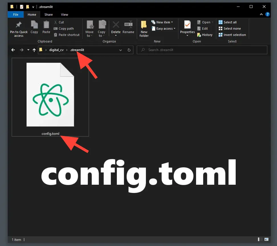Creating config.toml for theming