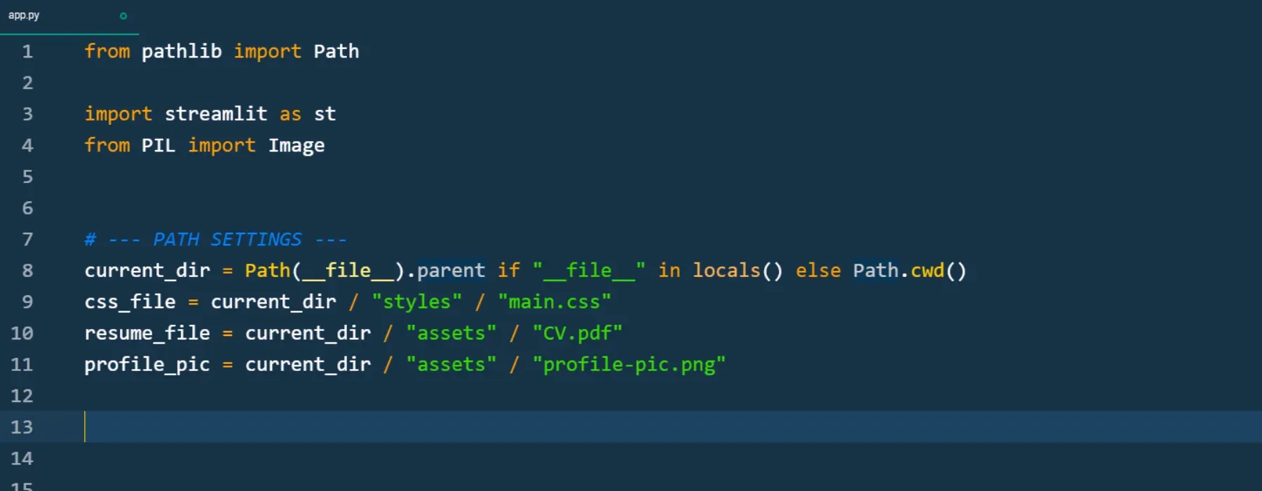 Setting up file paths