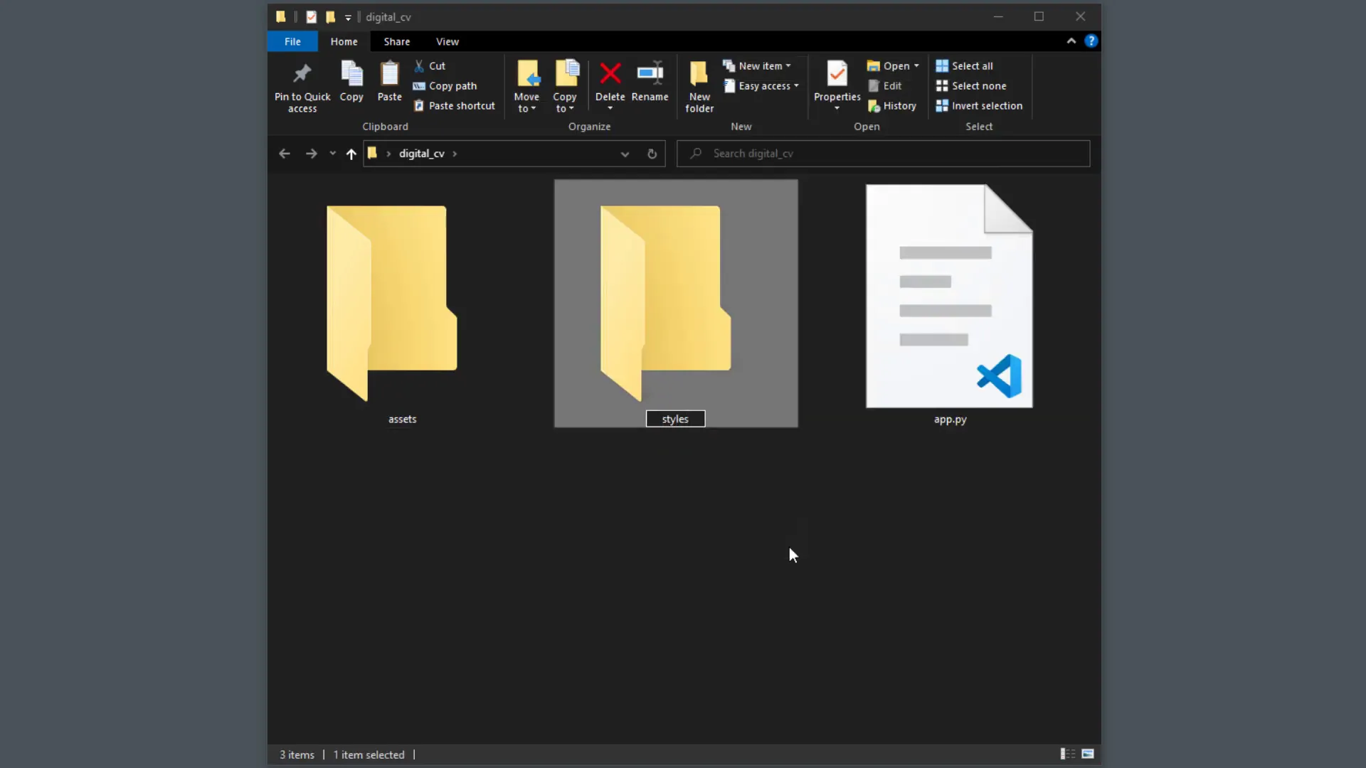 Creating project structure