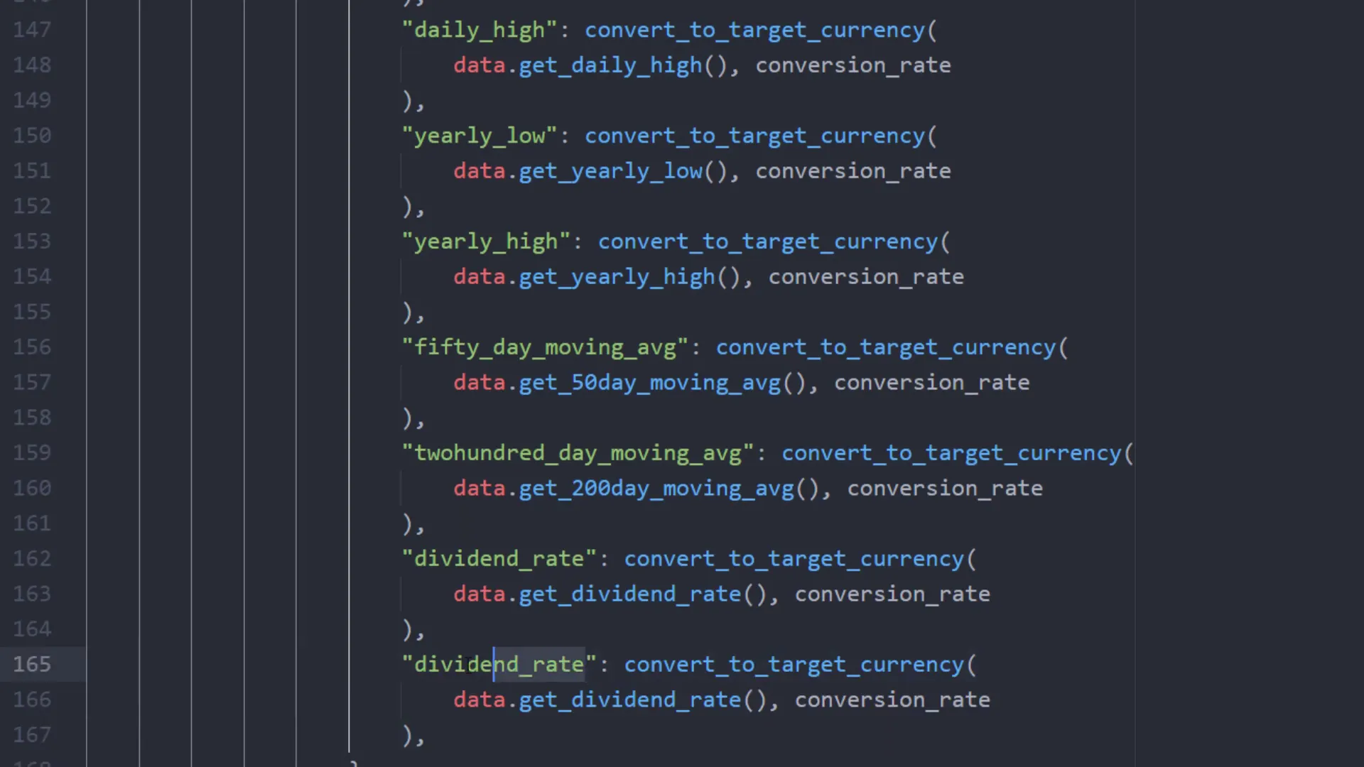 Final touches on the Excel tracker
