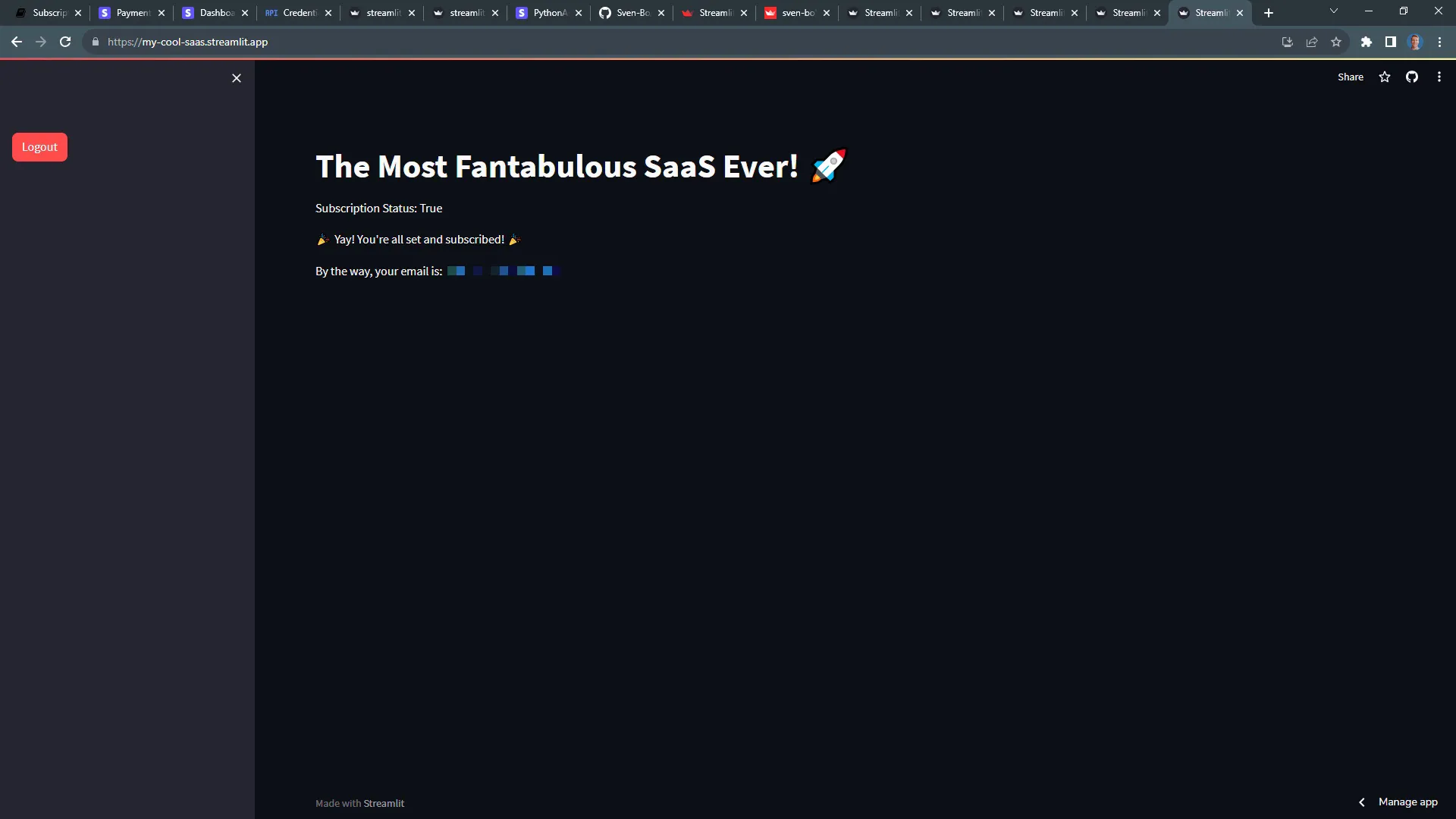 Updating the deployed app