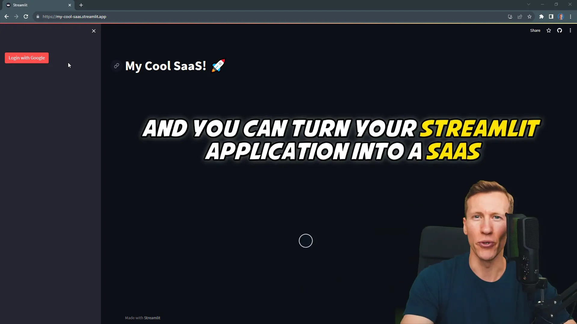 Introduction to turning Streamlit app into a SaaS