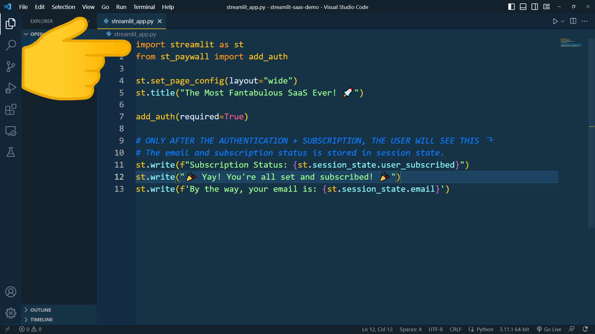 Building the Streamlit app