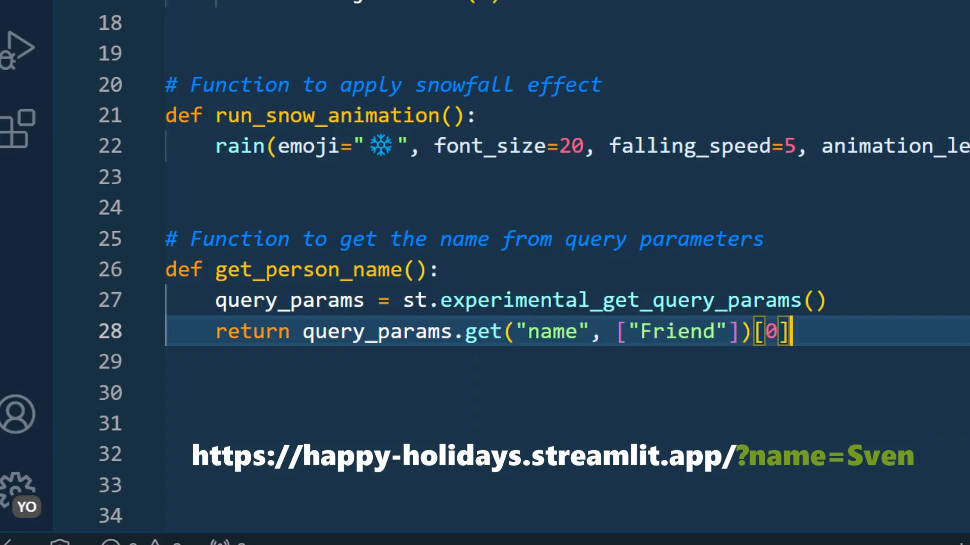 Using query parameters