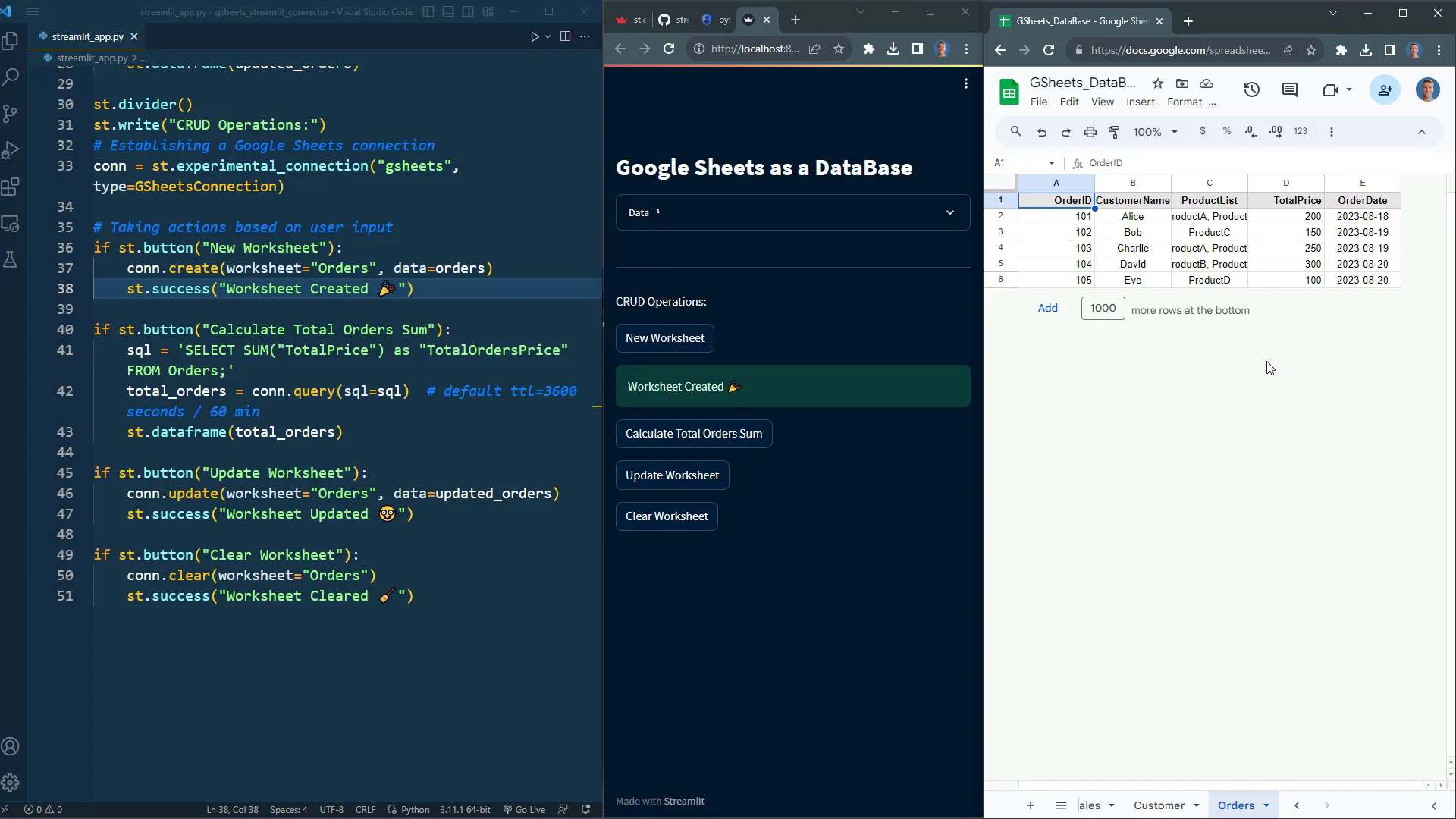 Calculating total price