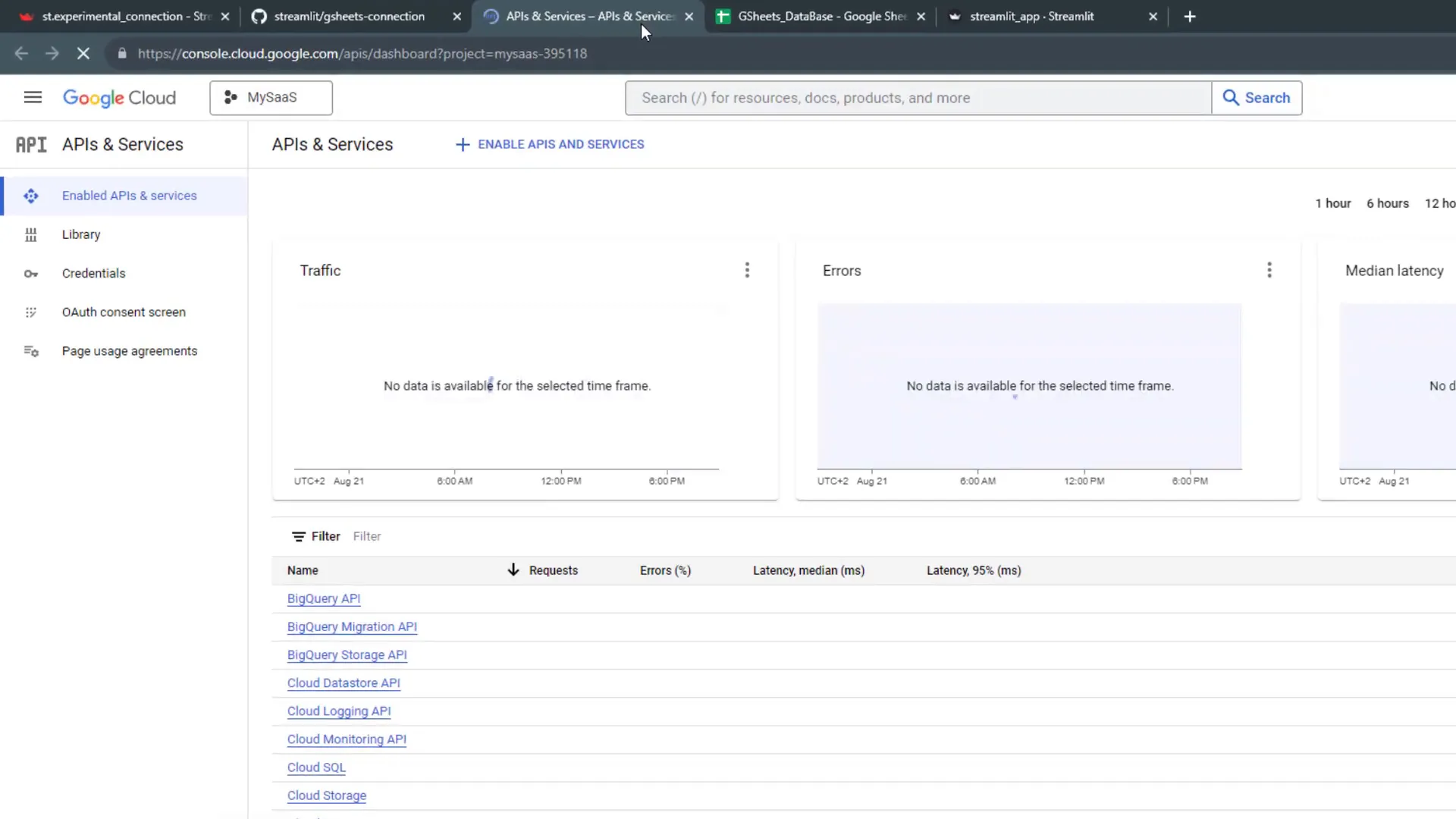 Google Developers Console