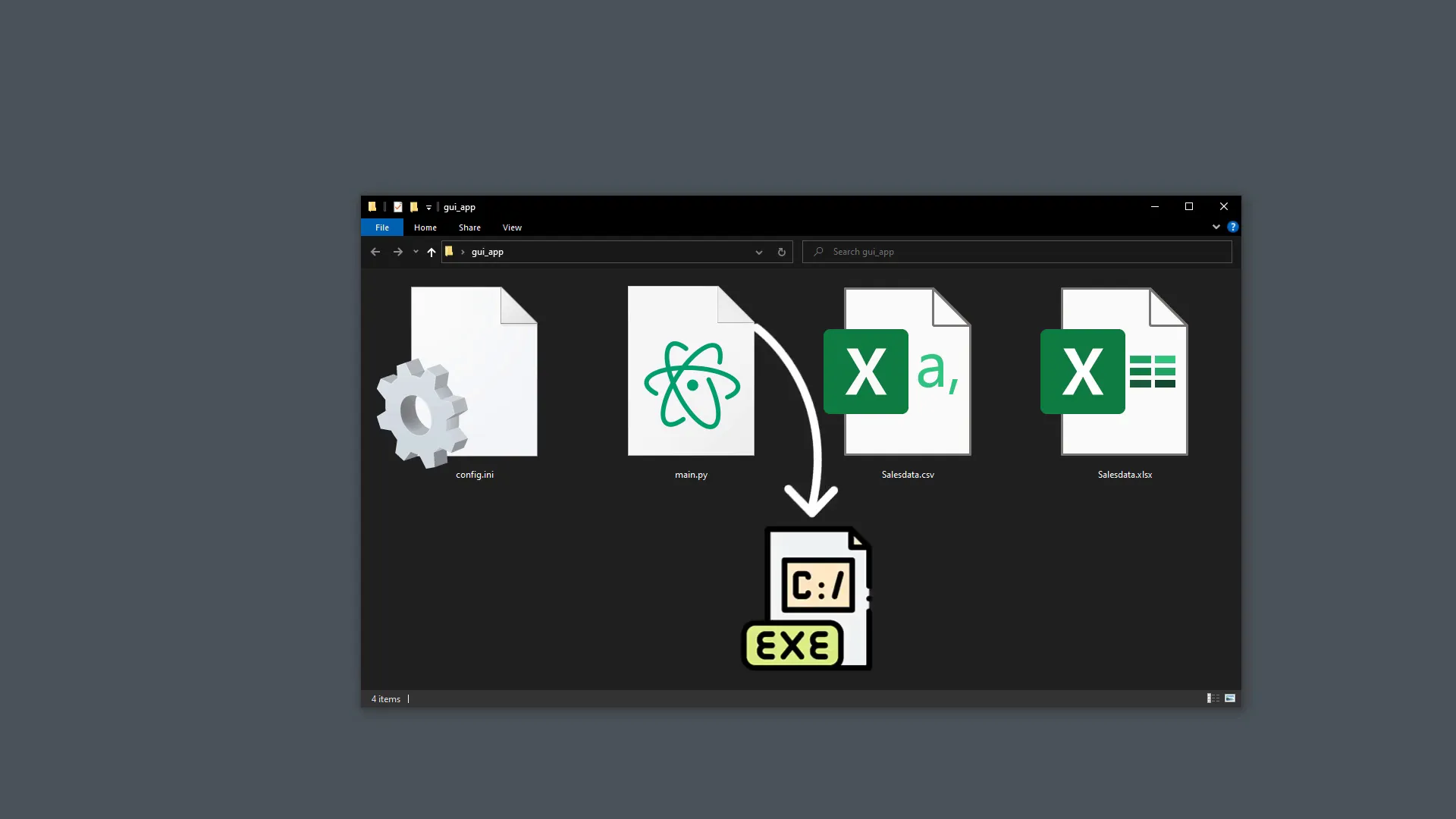 Converting GUI to executable