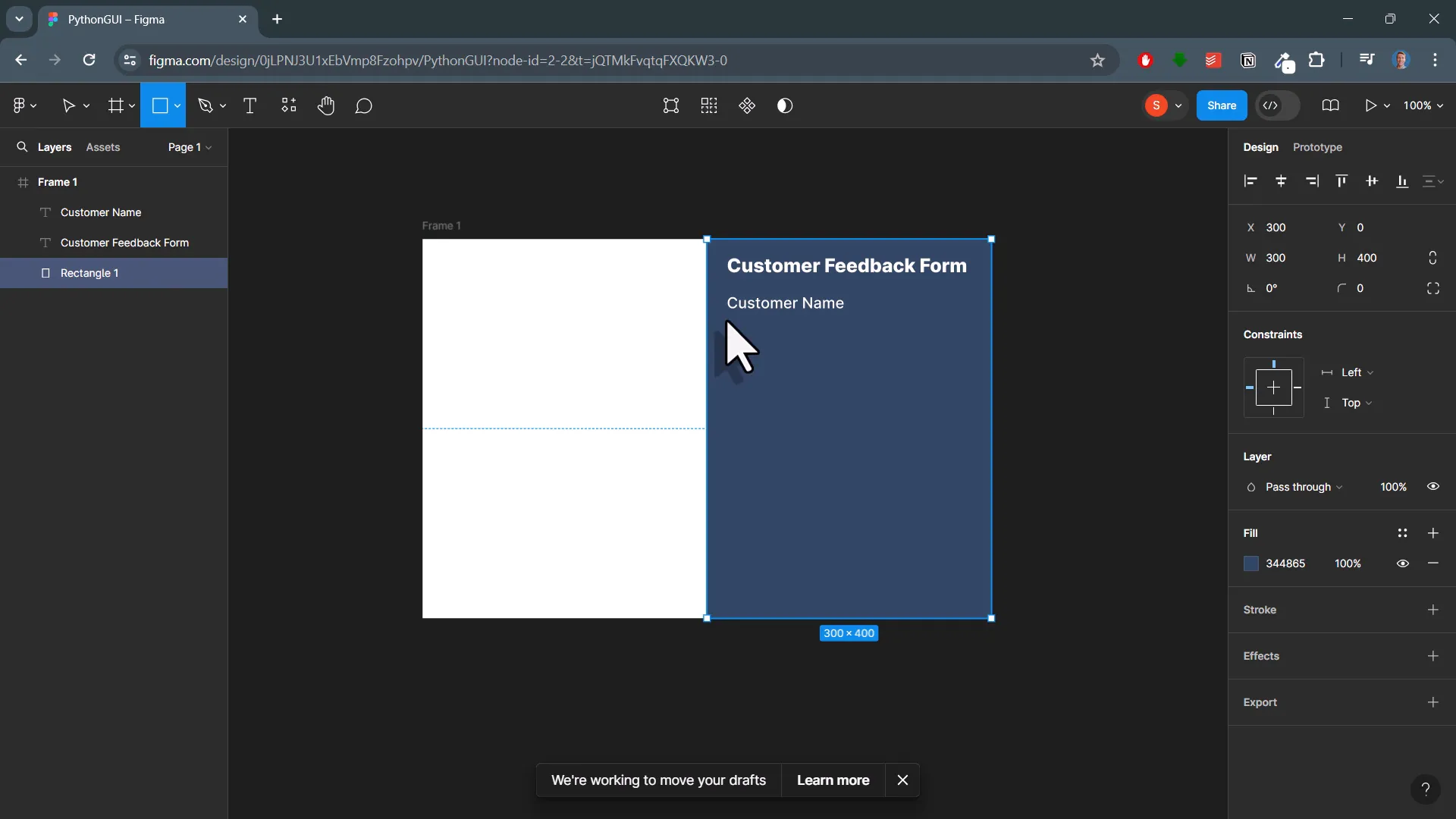 Inserting text and creating input fields in Figma