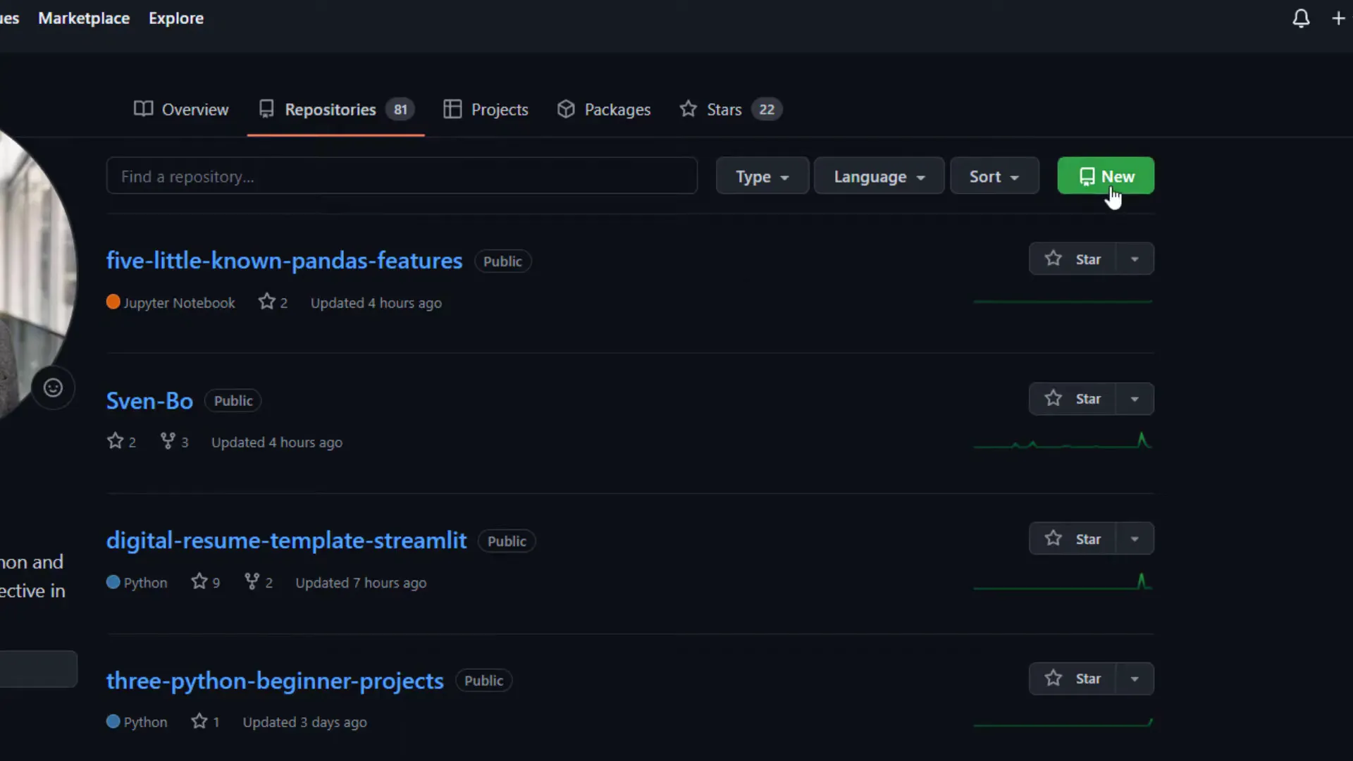 Creating a new GitHub repository