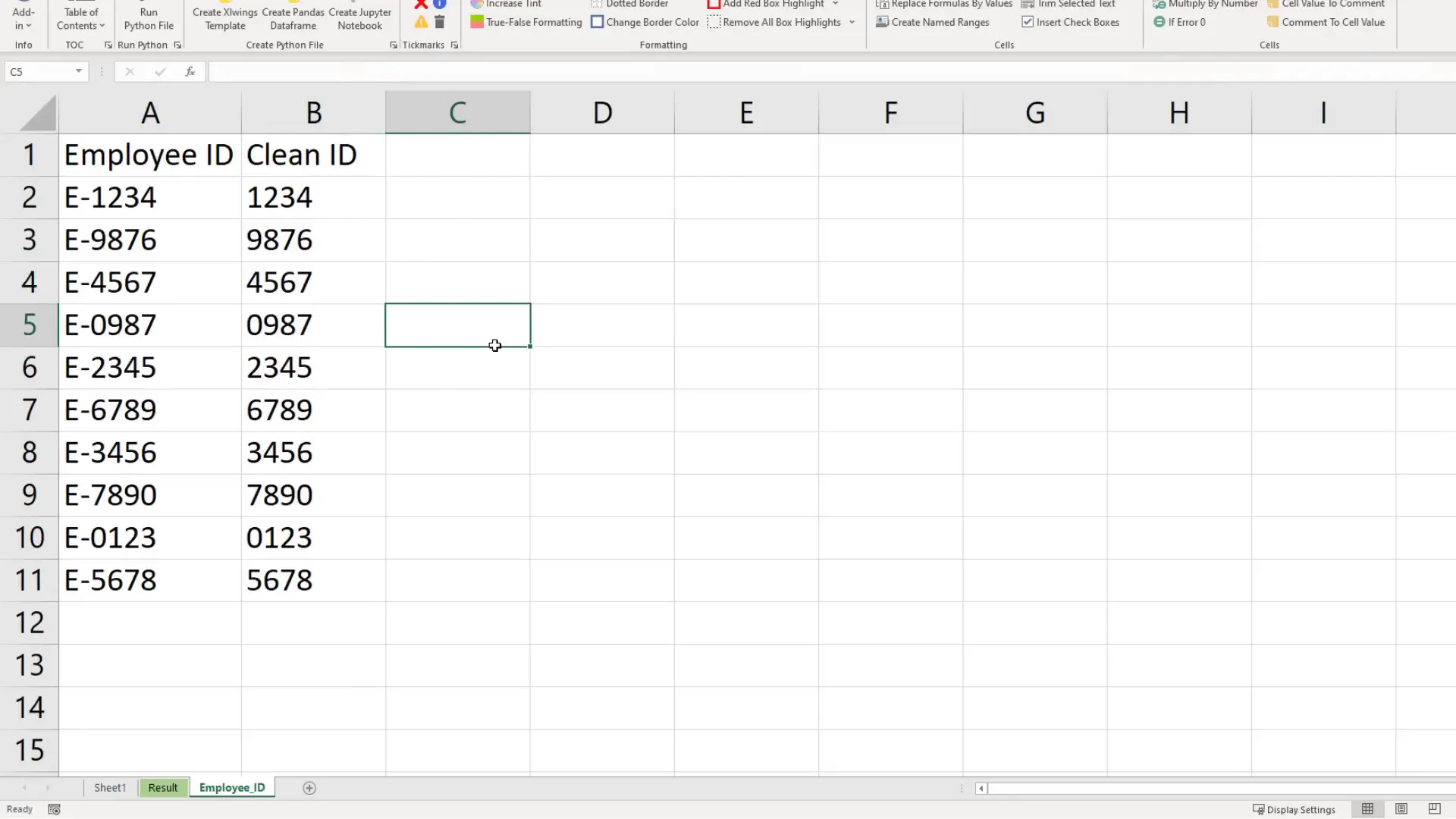 Generating VBA code to split worksheets