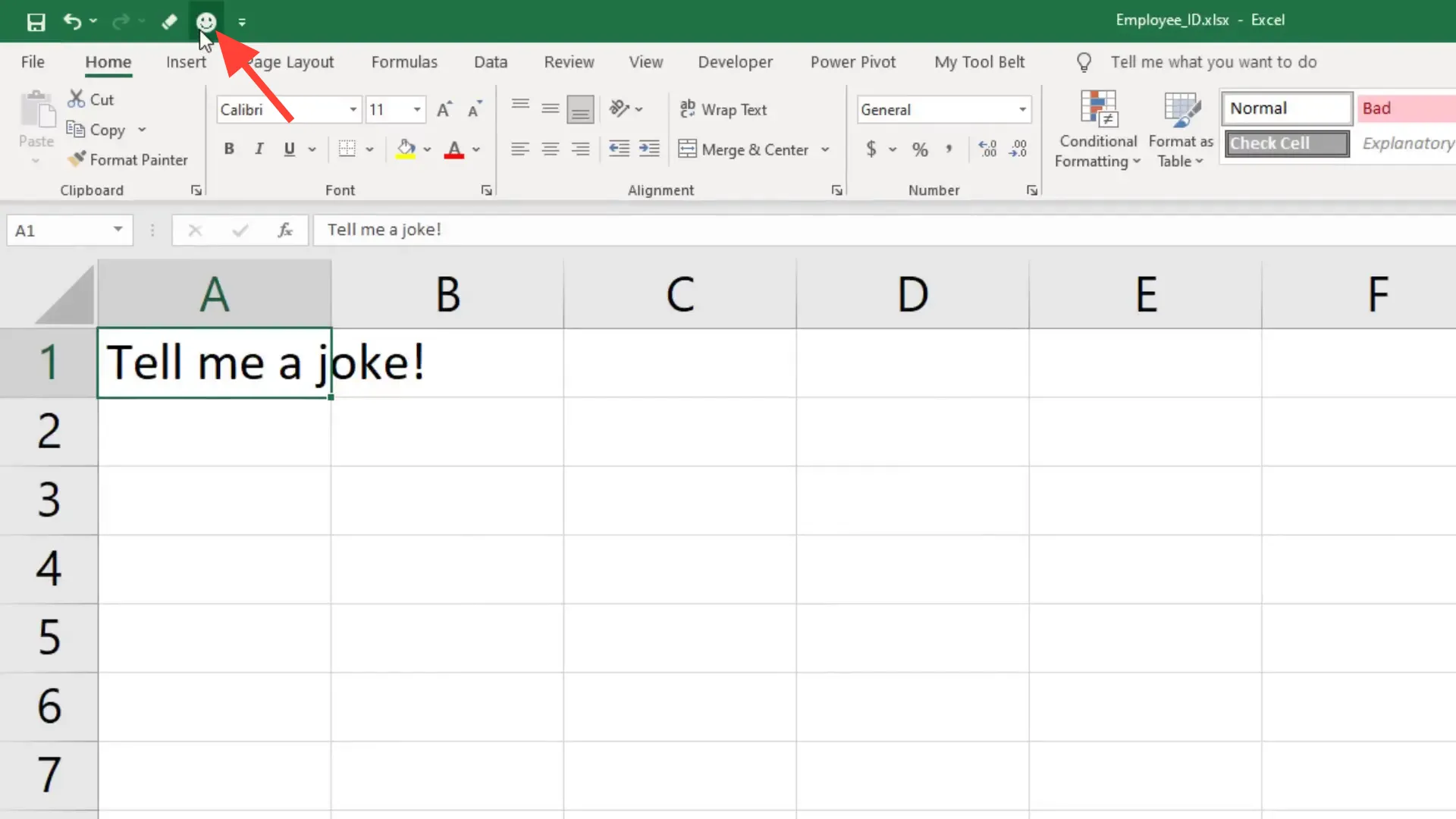 Demo of ChatGPT integration in Excel