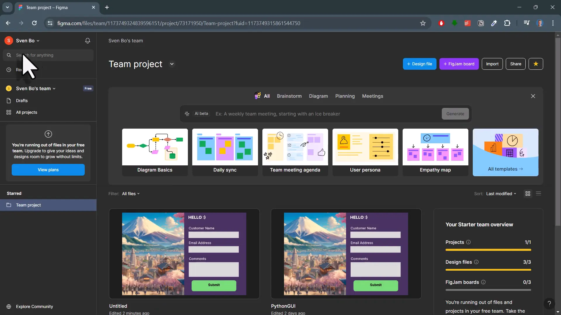 Generating access token for TkDesigner