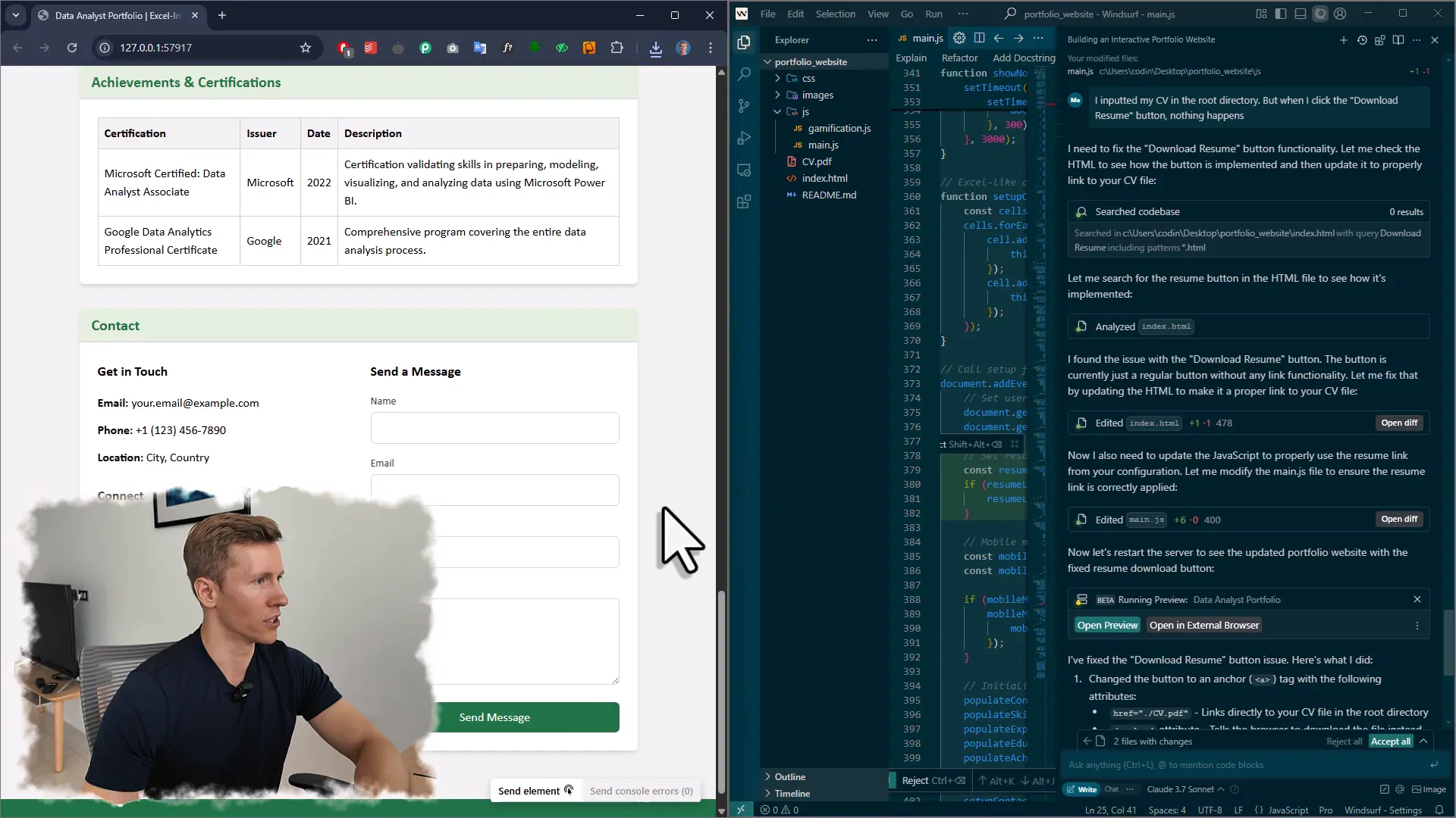 Connecting contact form to Pabbly Connect webhook