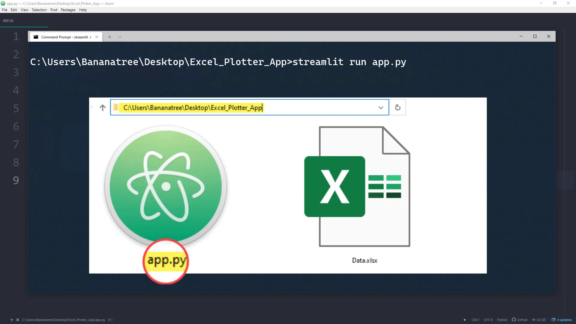 Simple web app setup