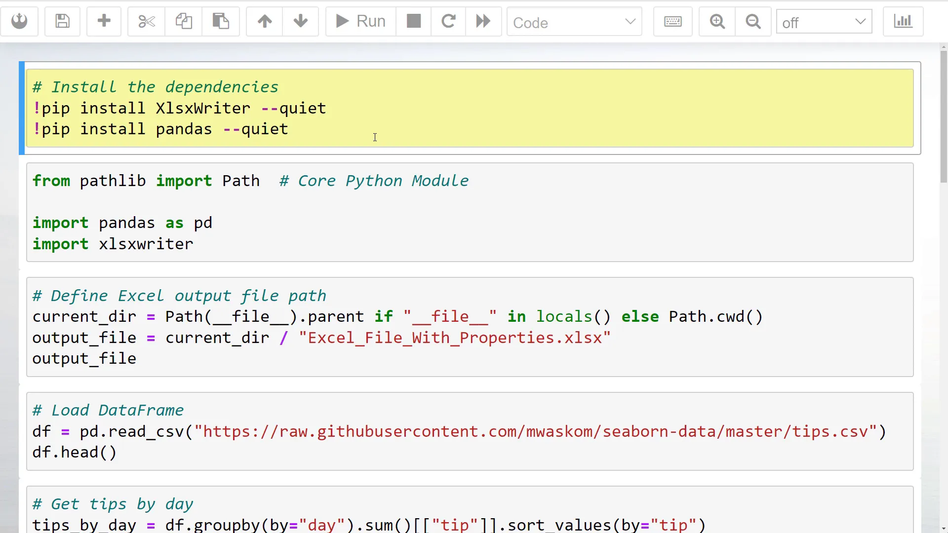 Installing XlsxWriter via pip