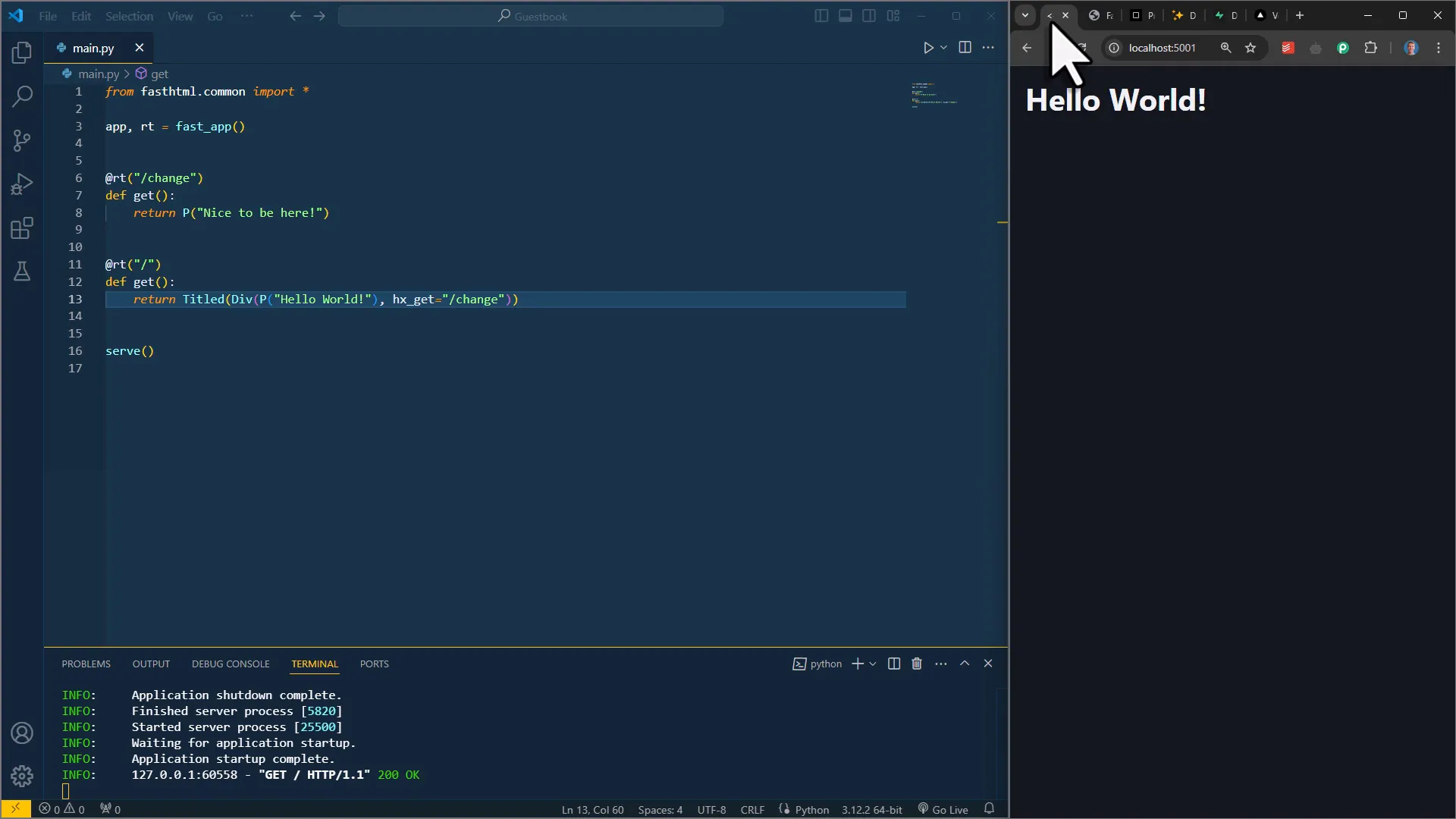 Multi-page application navigation