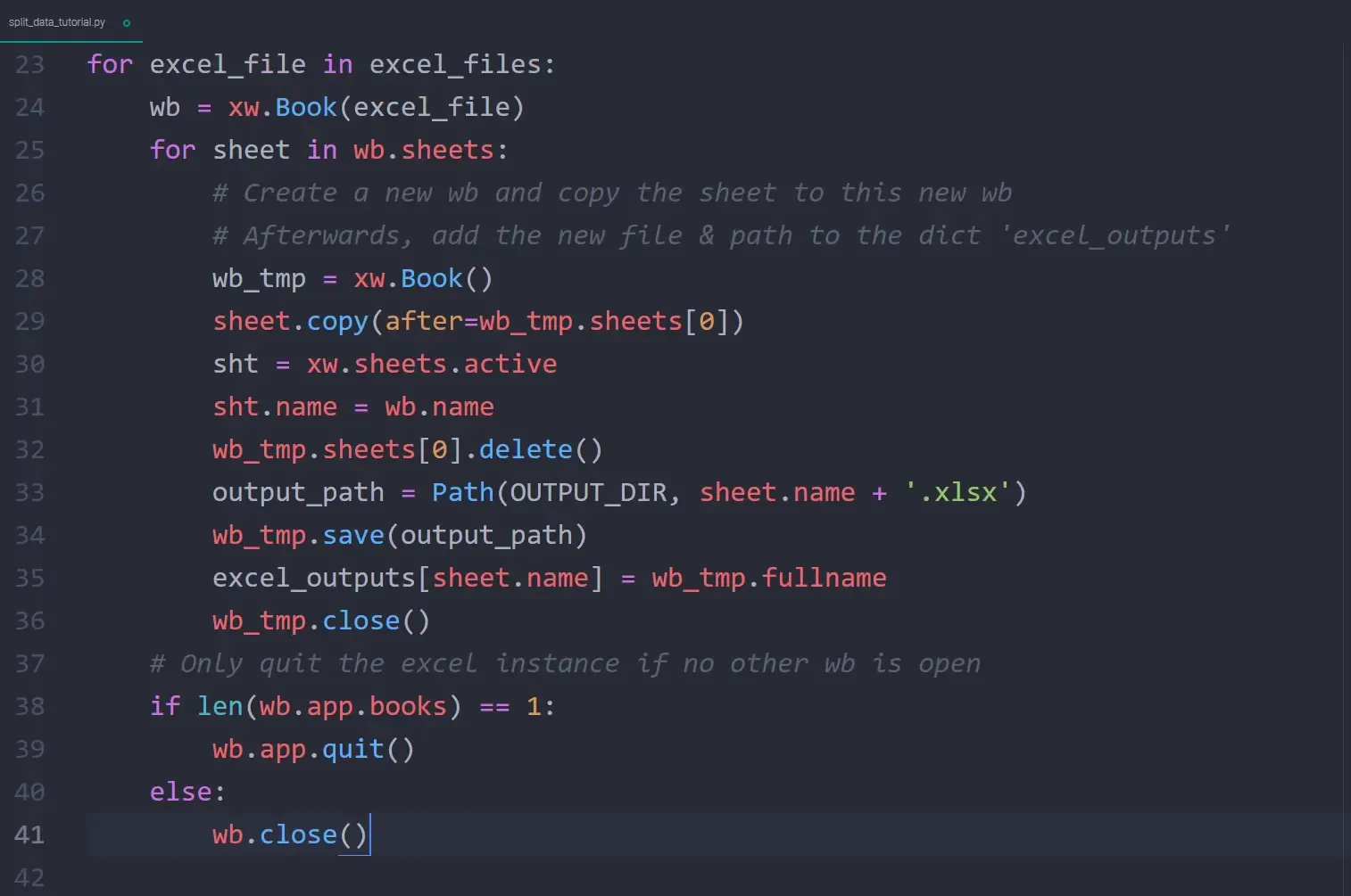 Copying worksheets to new workbooks