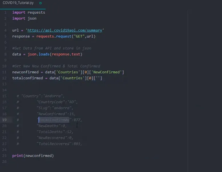 Validating API response