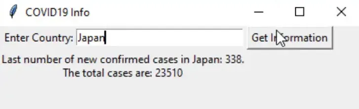 Introduction to the GUI for COVID-19 information