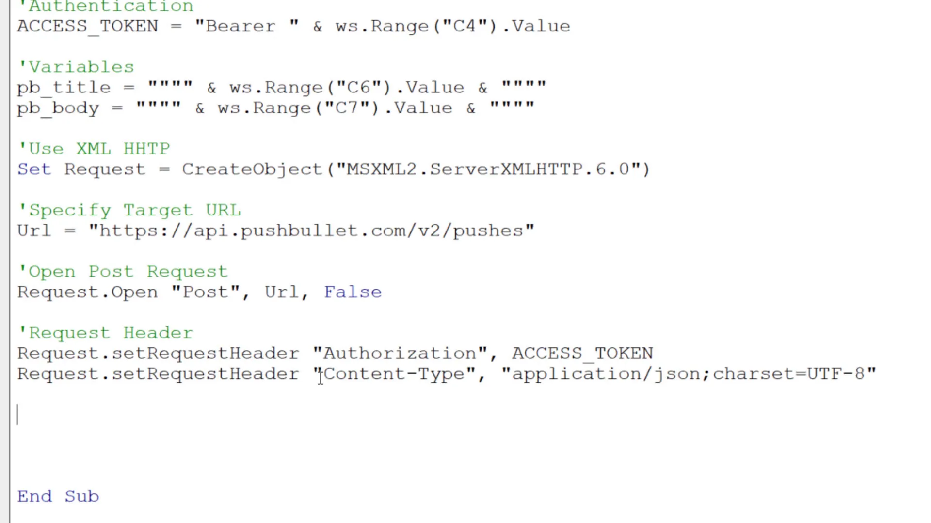 Specify Pushbullet API URL