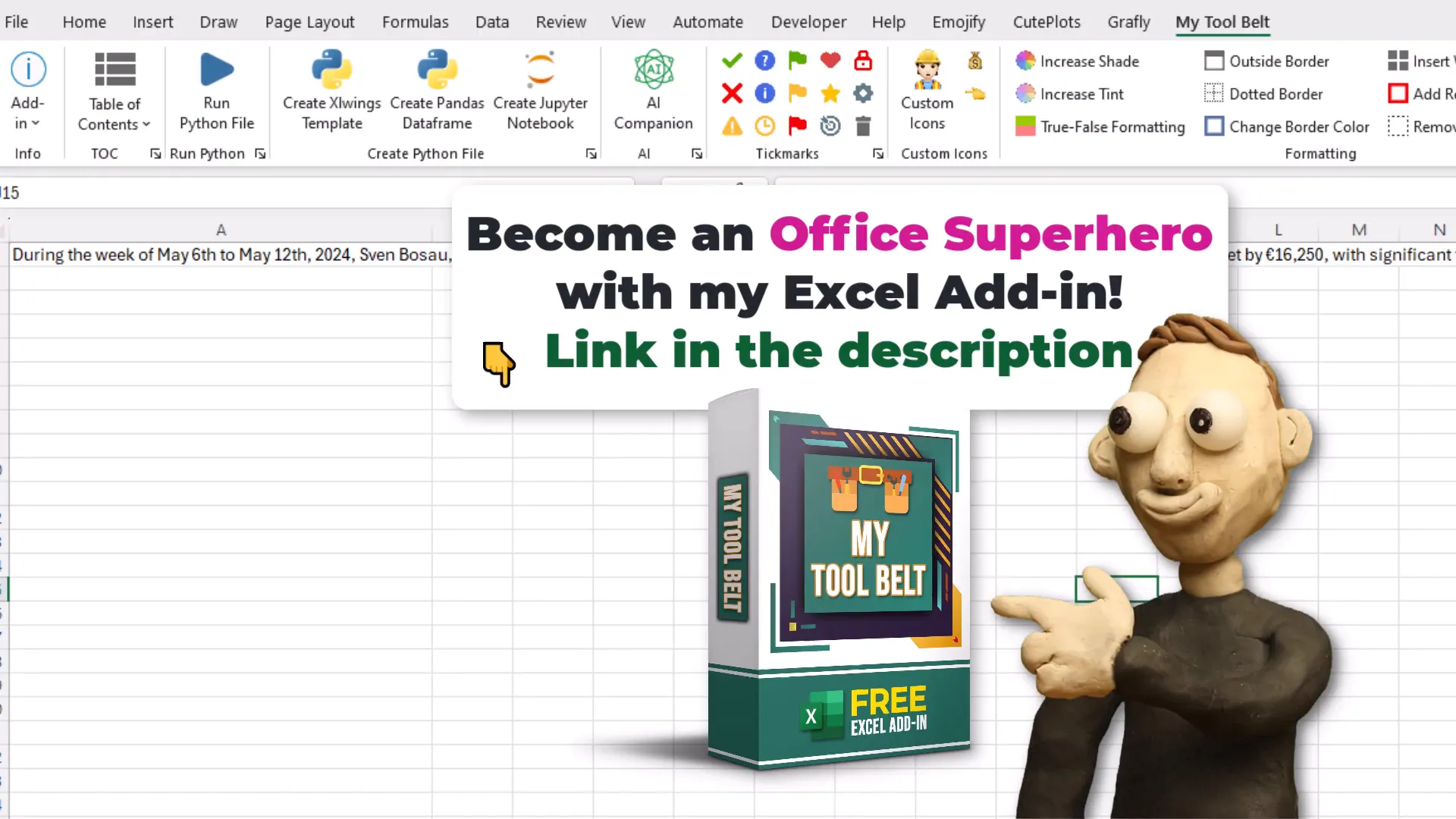 Introducing My Tool Belt Add-In