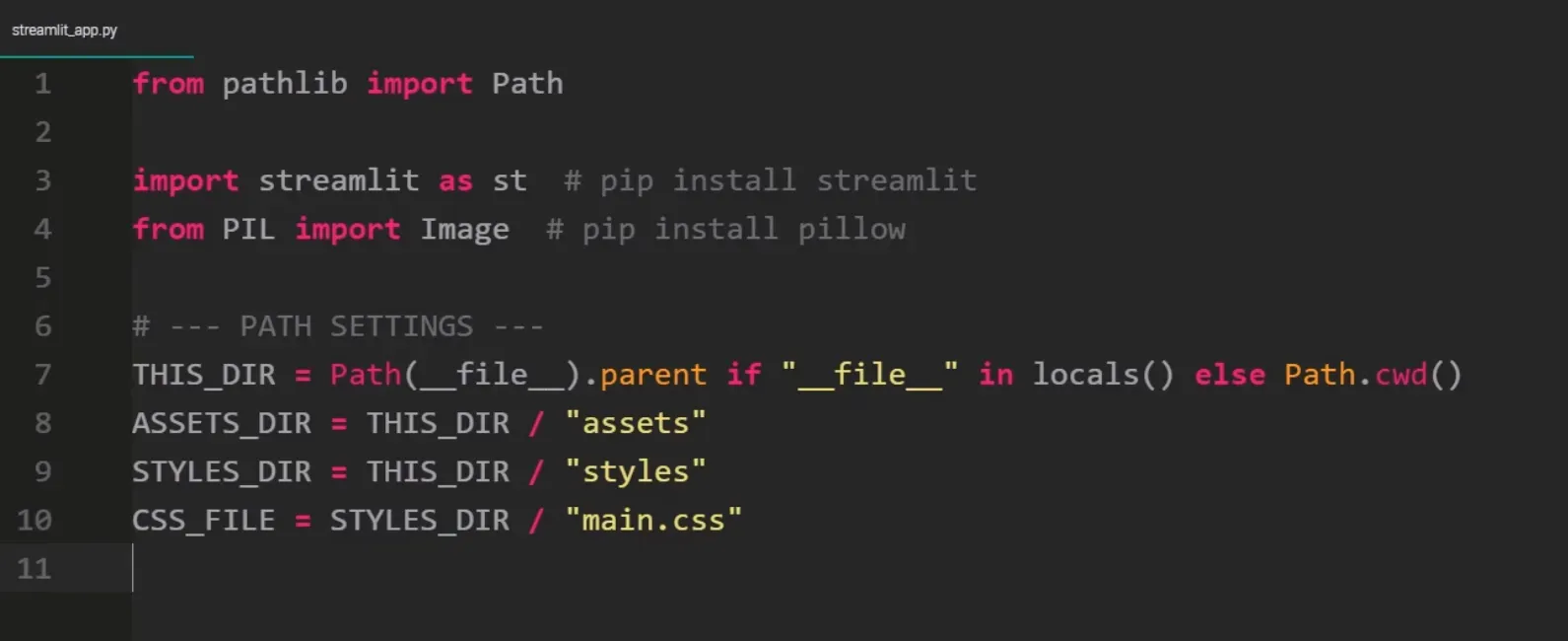 Setting Up File Paths