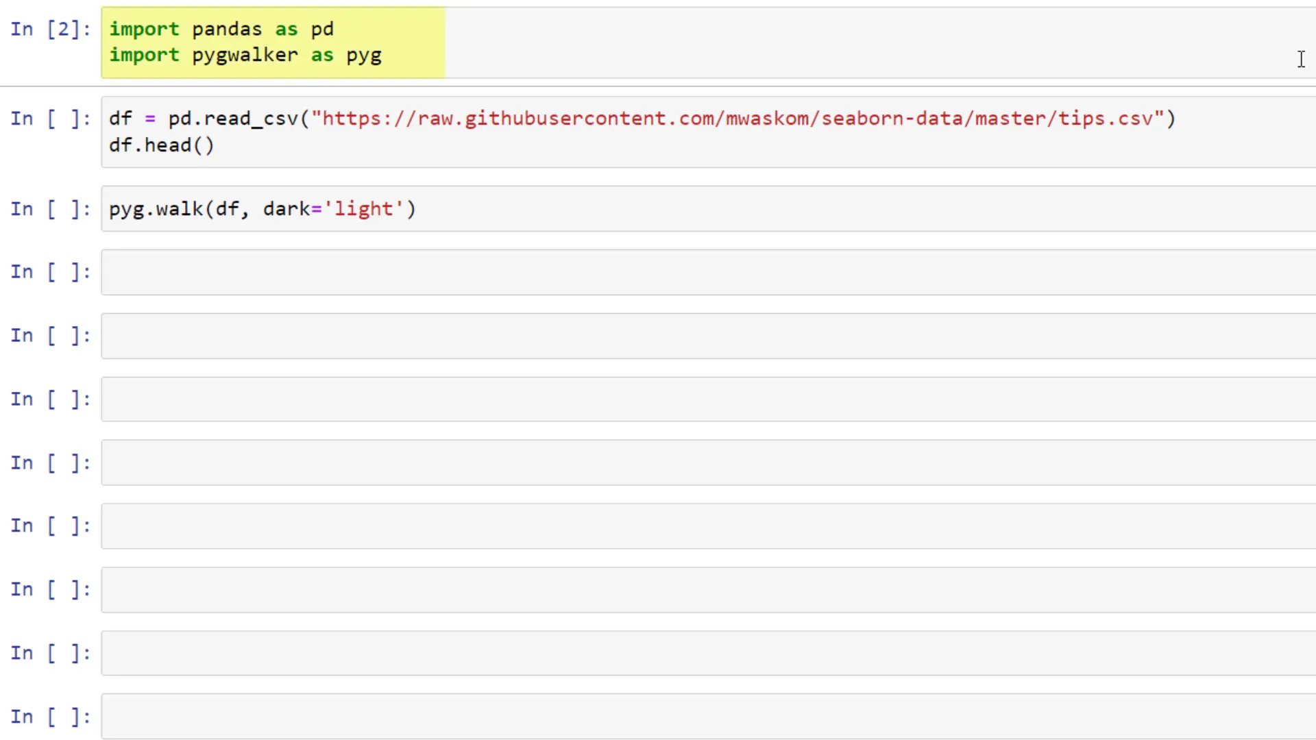 Loading the tips dataset