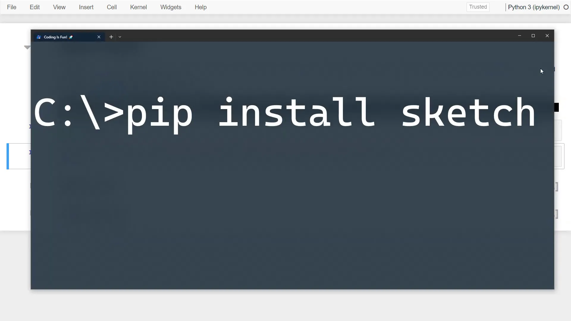 Installing Sketch library