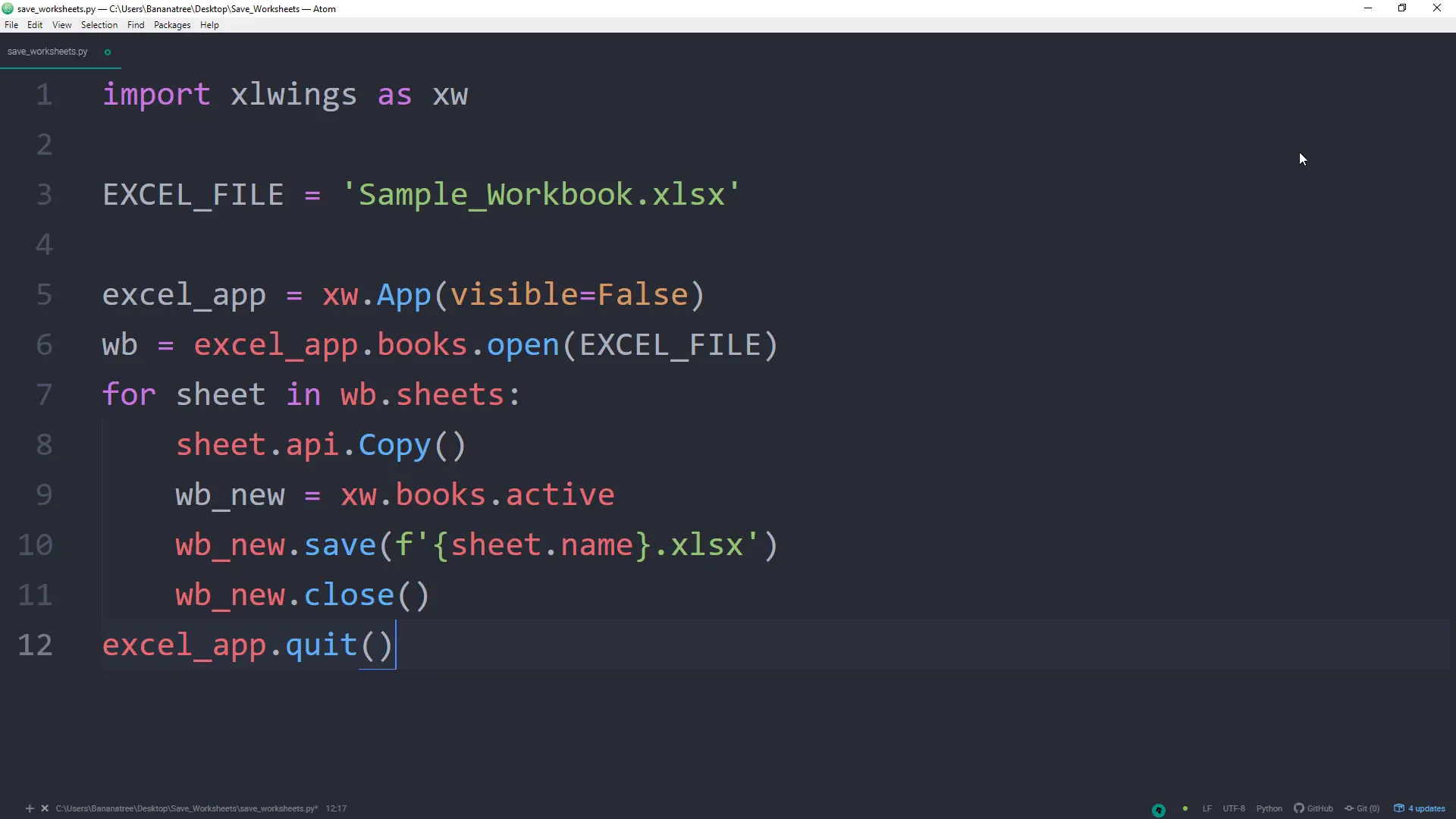 Creating a new instance of Excel