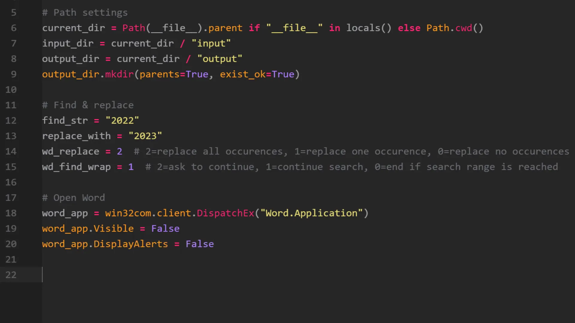 Opening Microsoft Word
