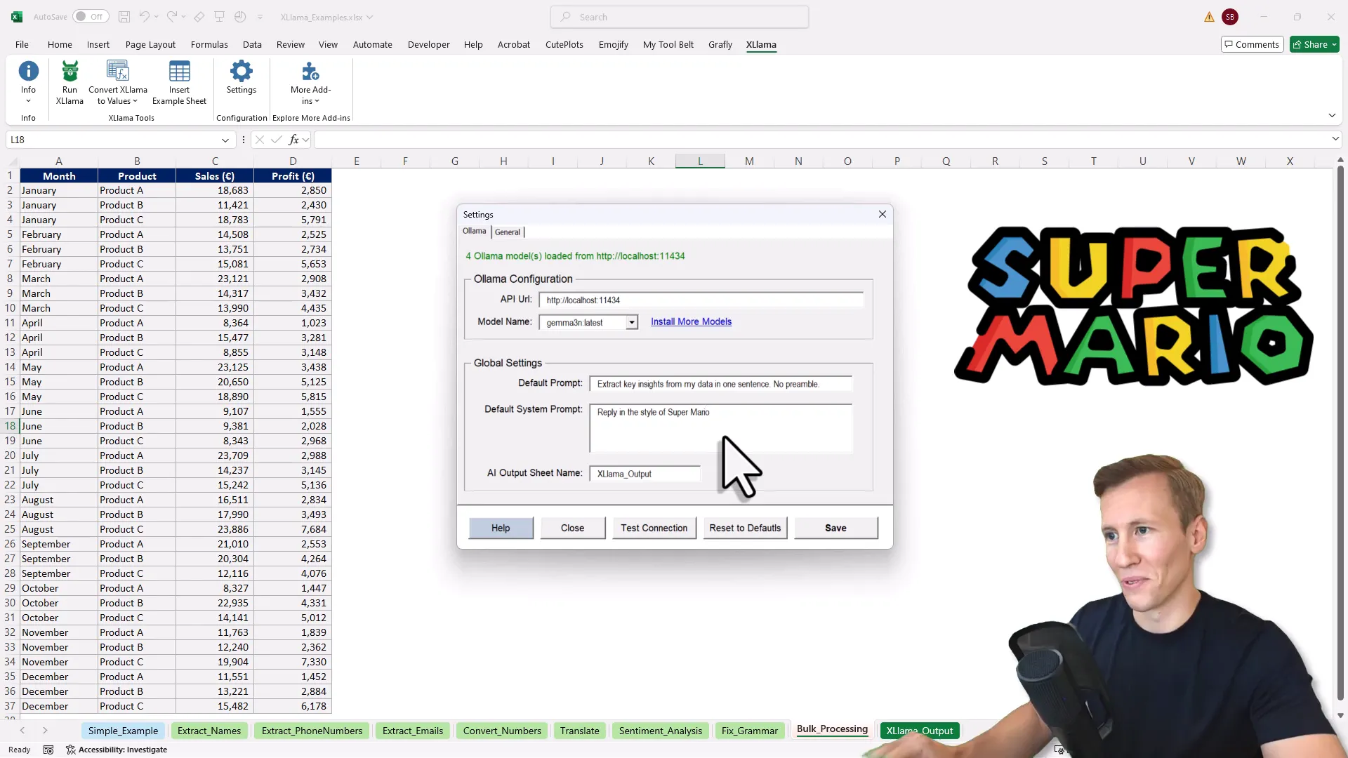 Customizing XLlama system prompt for unique responses