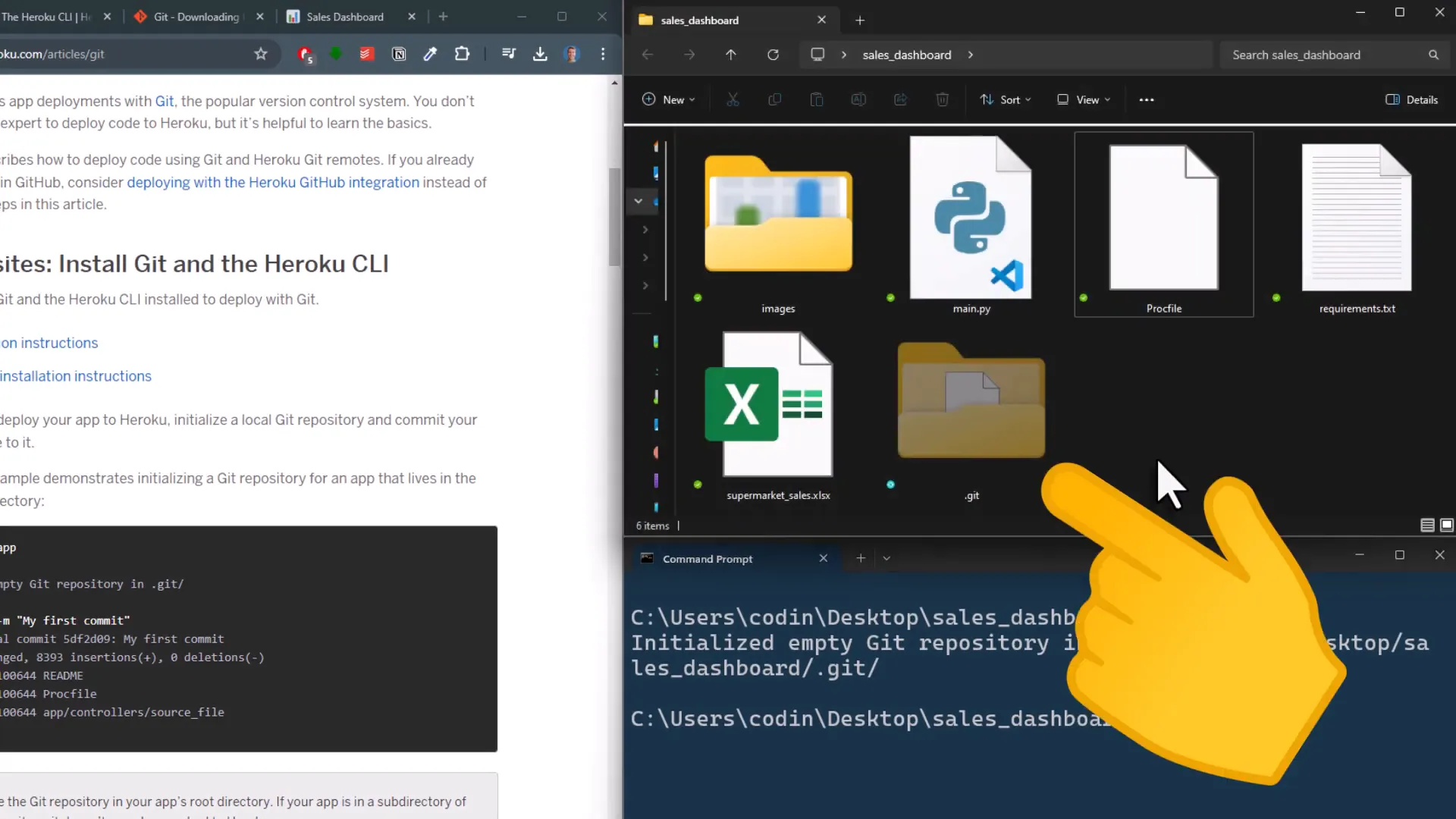 Initializing Git repository