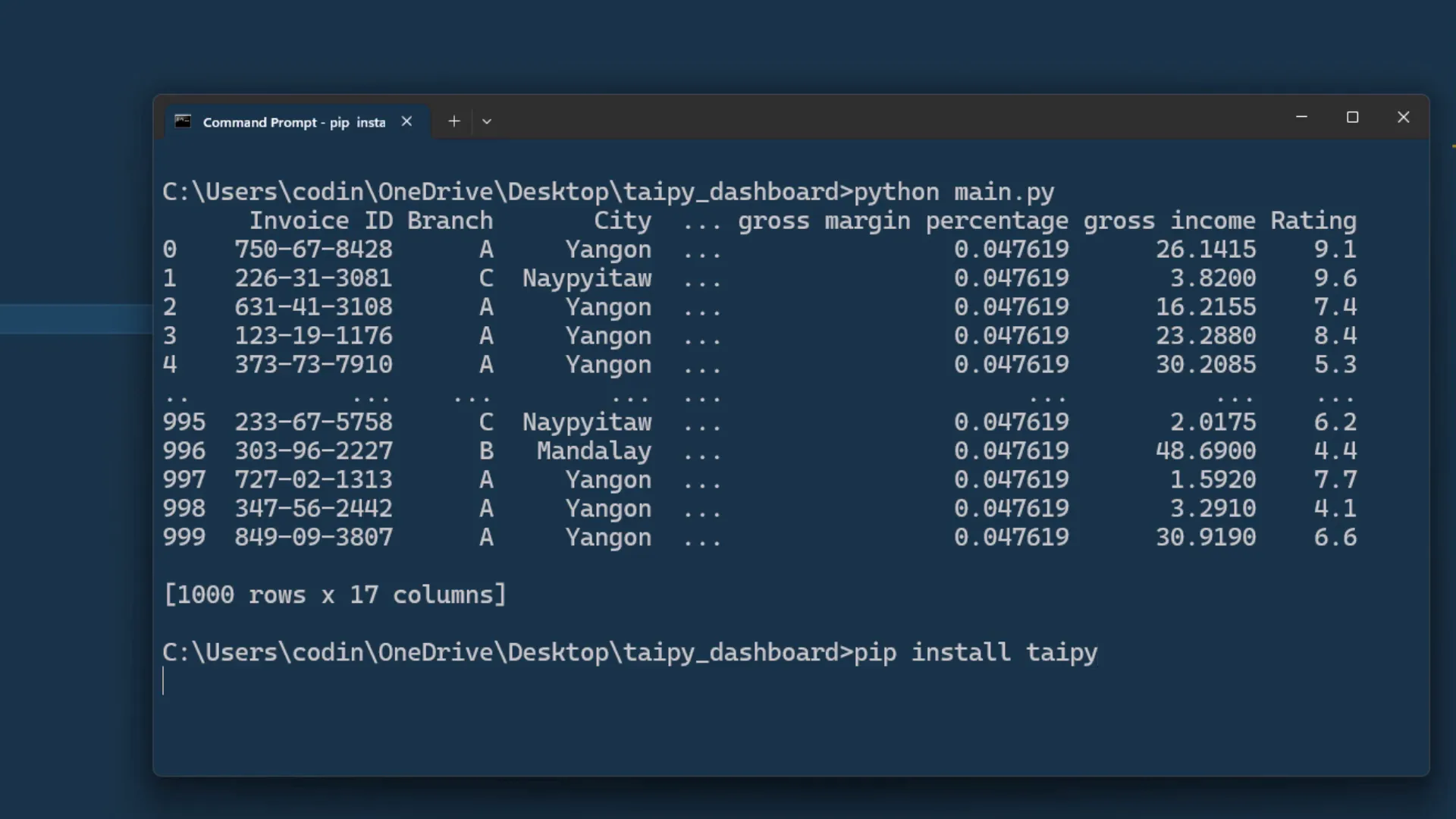 Creating a simple app