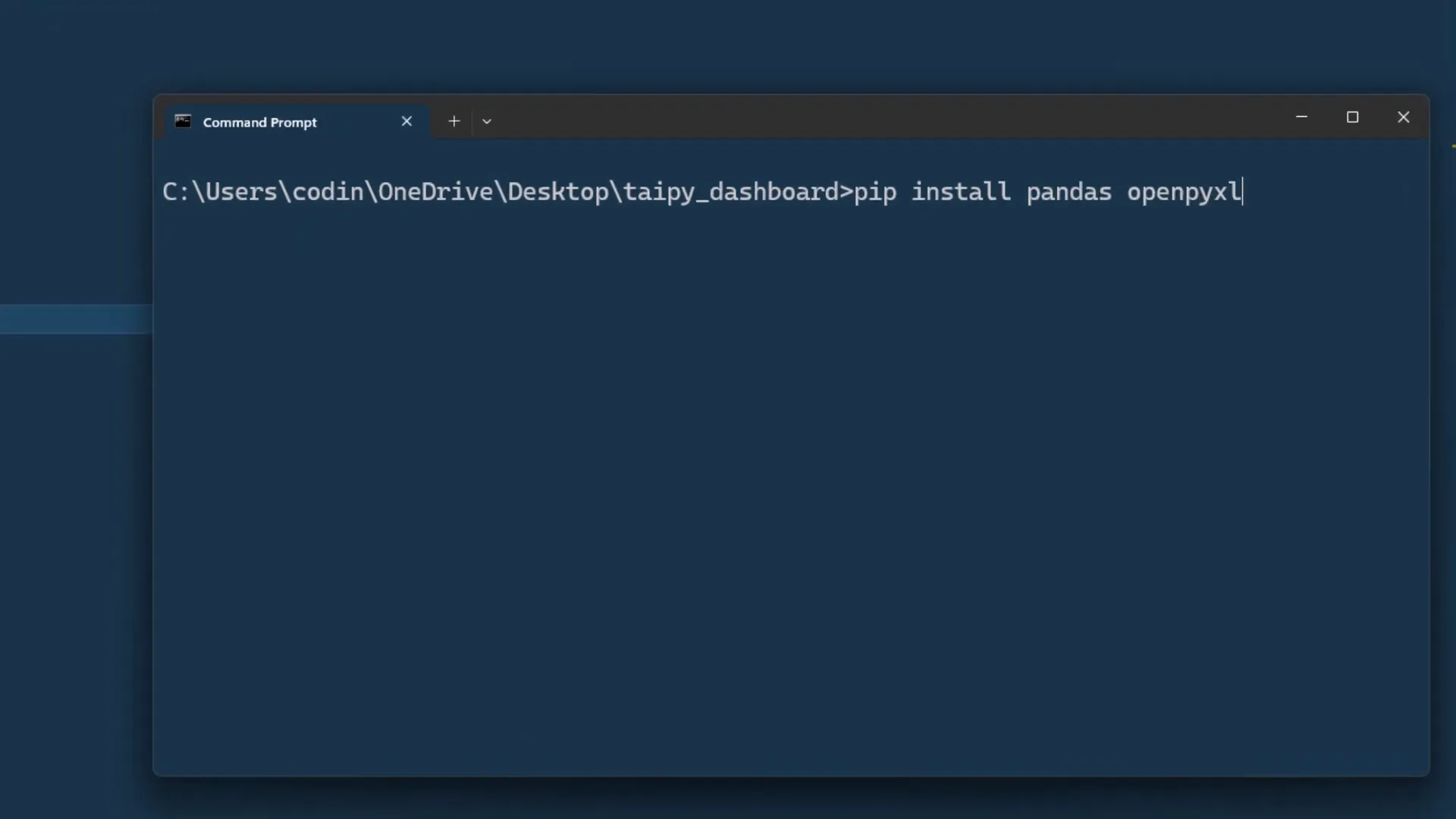 Installing dependencies