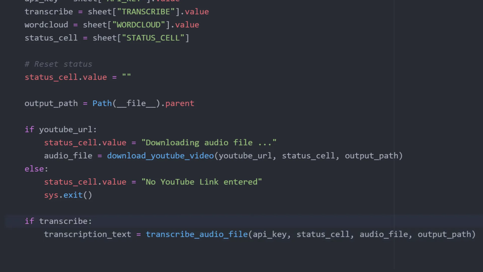Python code for uploading audio file to AssemblyAI
