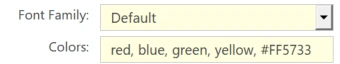 Example 2: Multiple Colors