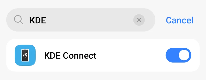 HyperOS 3 Background autostart with KDE Connect turned on