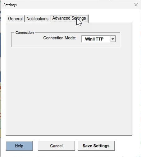 Advanced Settings