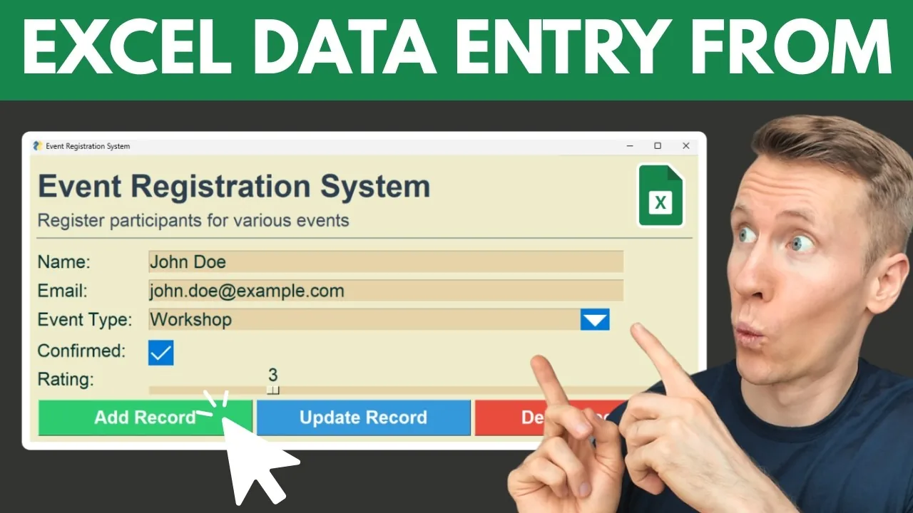 Video: building a Python data entry app for Excel with this tool