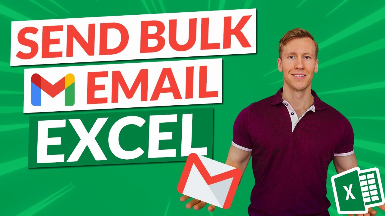 Send Bulk Emails From Your Gmail Account Using Excel VBA (with Attachments) | FREE TEMPLATE 😎