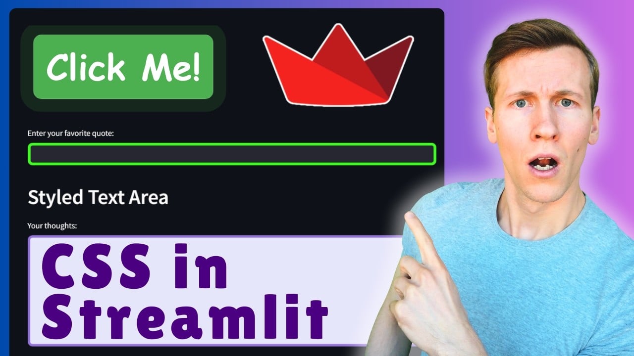 FINALLY! Style Your Streamlit App with Custom CSS 🎨