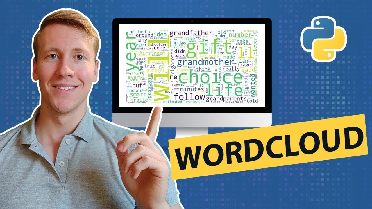 How To Create A Word Cloud In Python | Tutorial [EASY] 💻