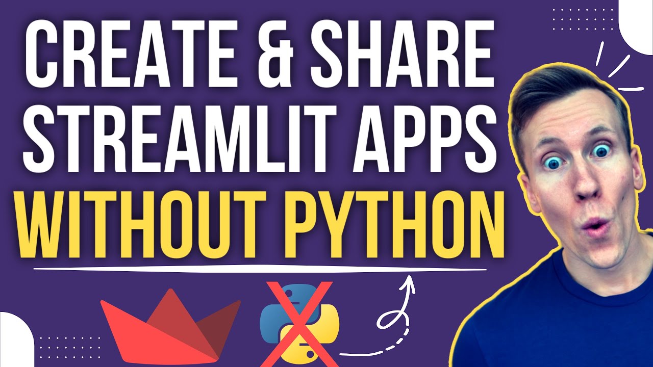 How to Build & Share Streamlit Apps WITHOUT Installing Python