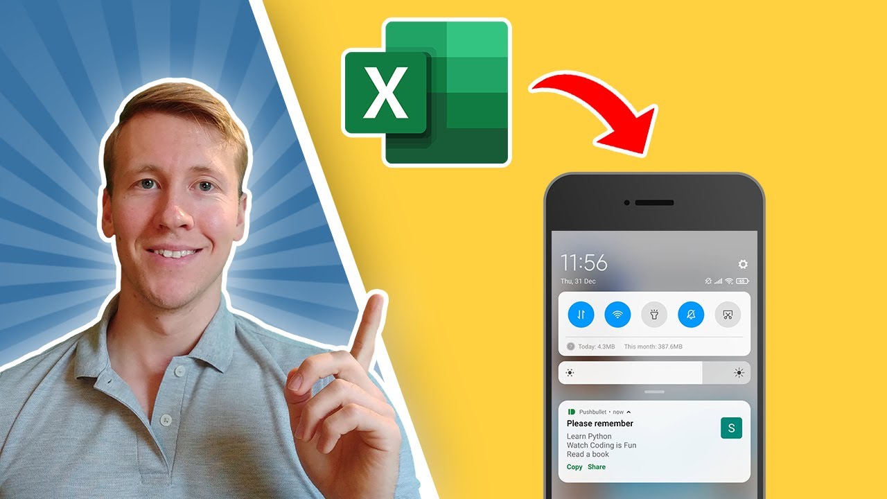 How to Send Push Notifications to Your Phone Using Excel & VBA