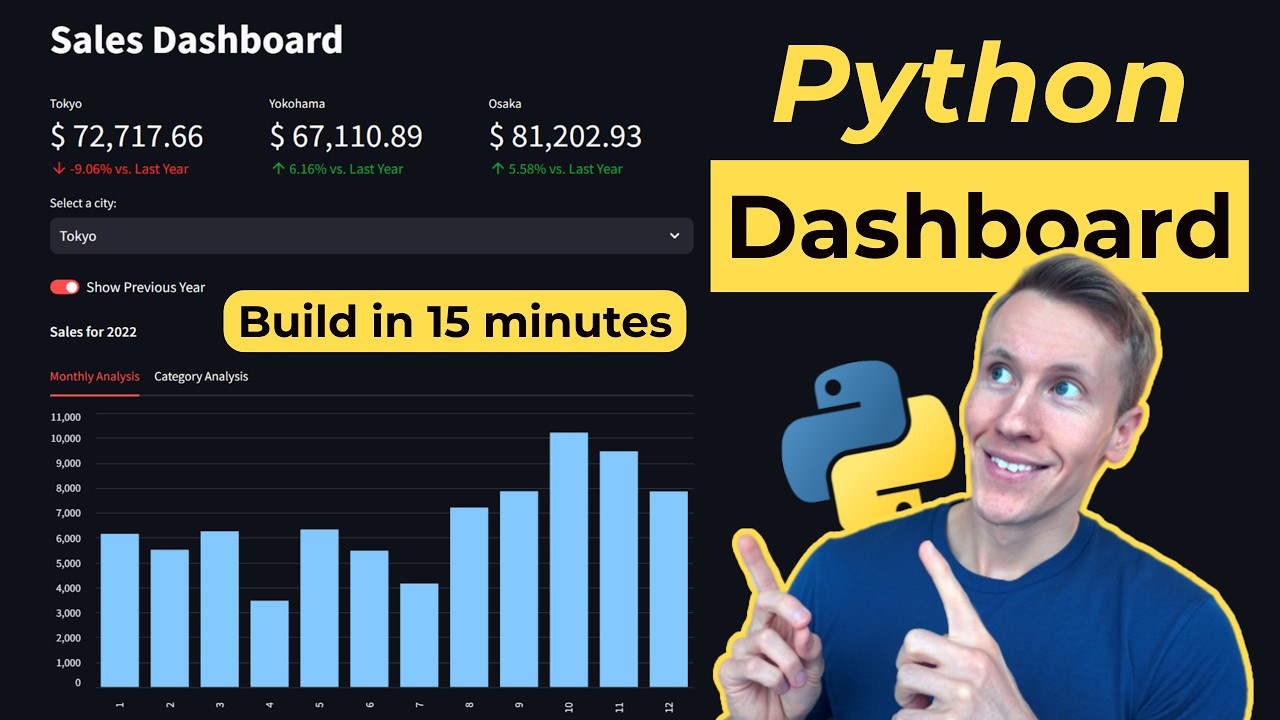 Create & Deploy Your First Python Data Web App in Just 15 Minutes (Step-by-Step)