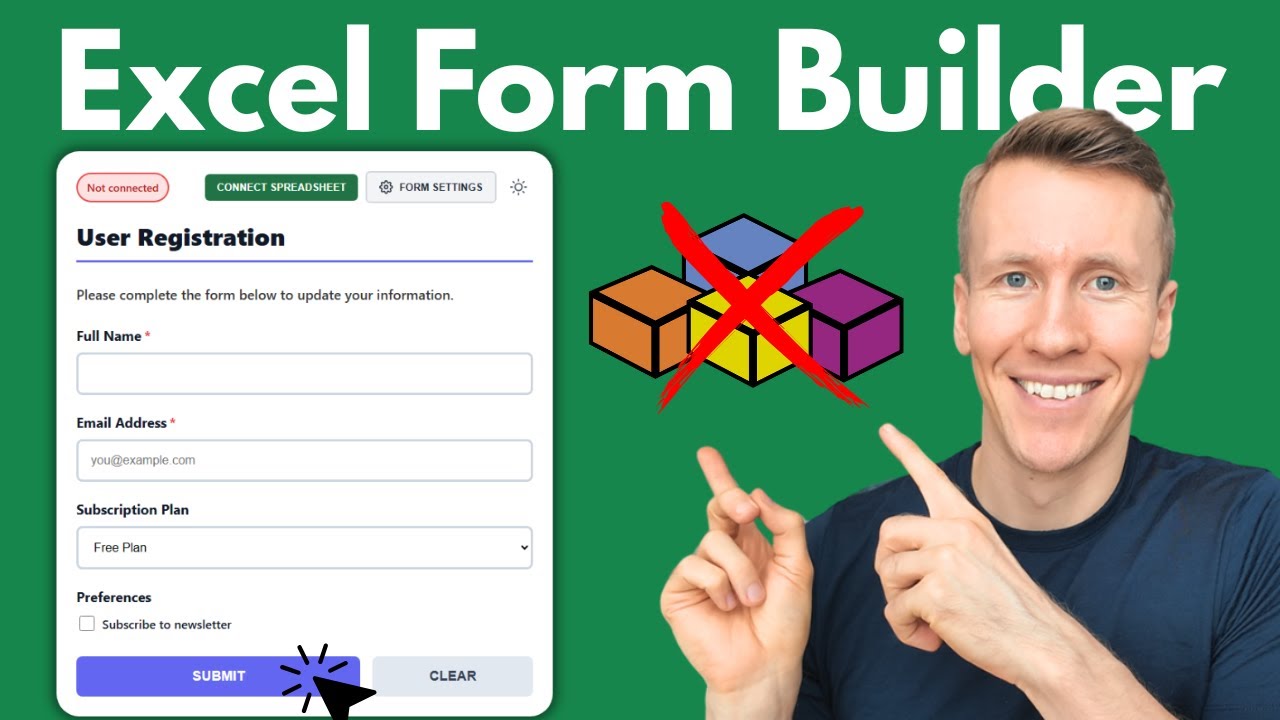 Create Beautiful Data Entry Forms for Excel (No Code Needed)