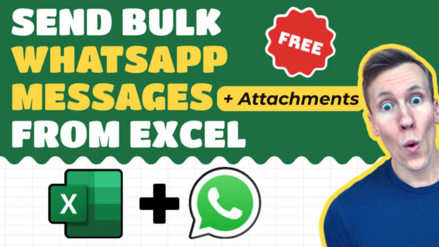 Excel WhatsApp Blaster YouTube Thumbnail