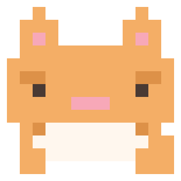 Cat pixel painting